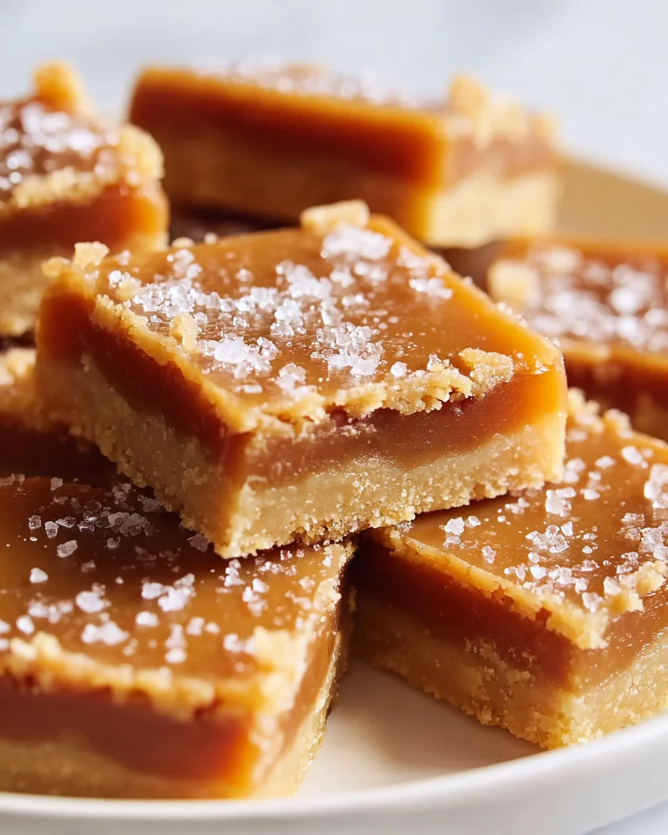 Salted Caramel Butter Bars: Tasty, Irresistible Treat!