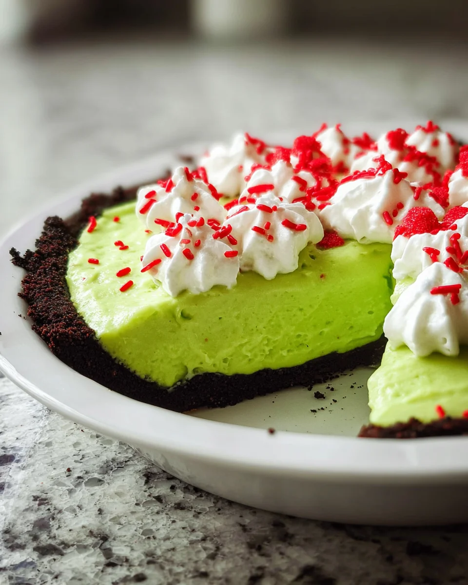 Festive Grinch Pie: Your Heart Will Grow Three Sizes!