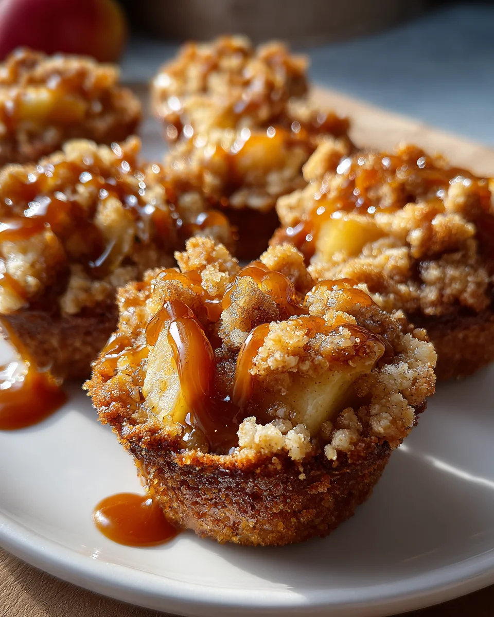 Irresistible Caramel Apple Crisp Bites: Perfect Fall Treat!