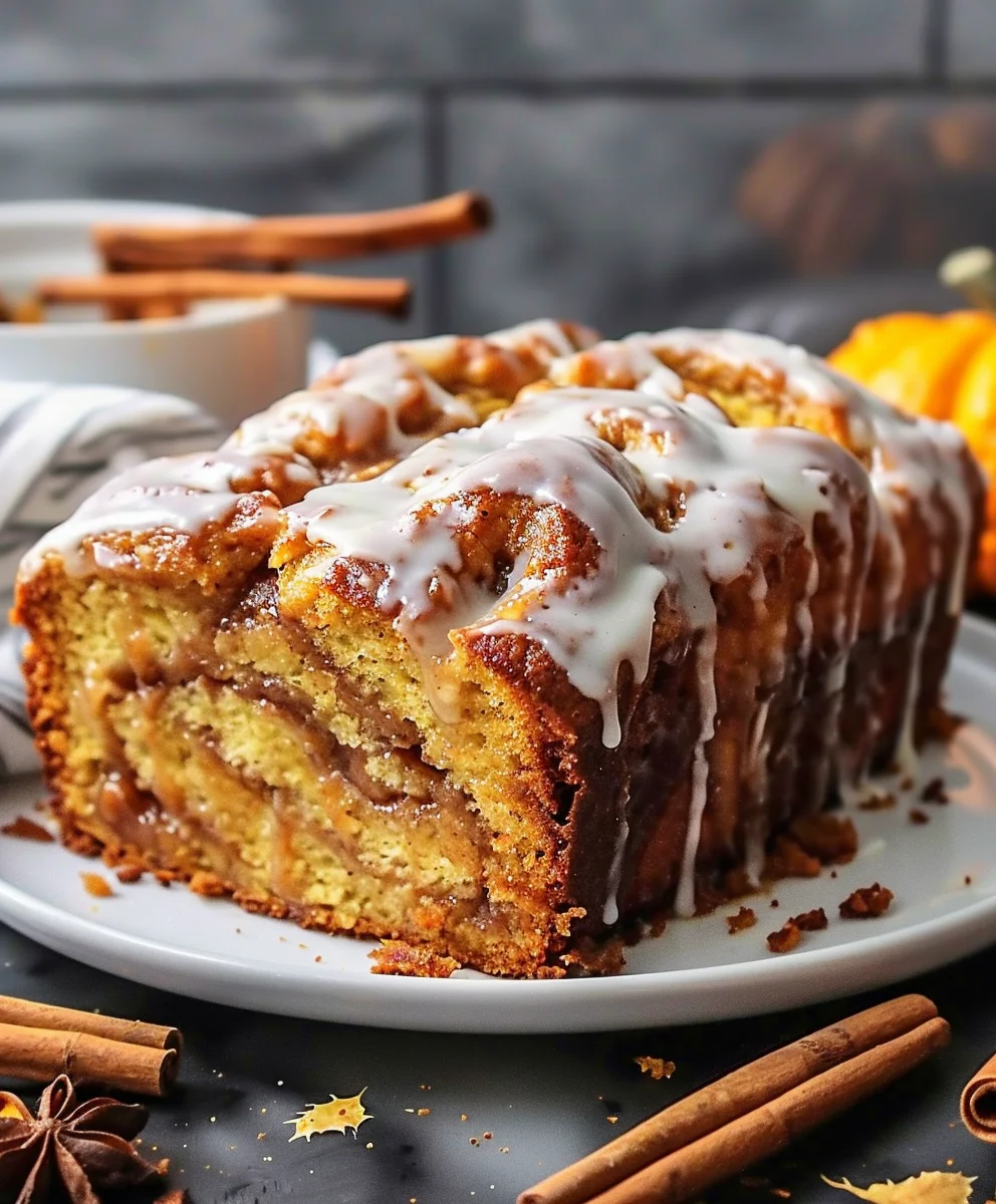 Cinnamon Roll Pumpkin Bread – The Ultimate Fall Baking Recipe!