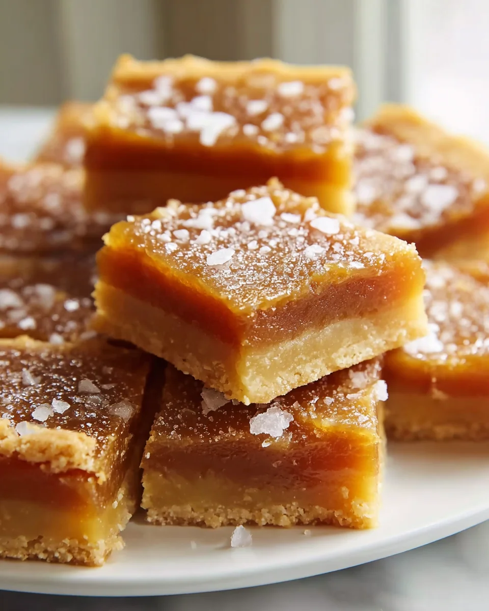 Salted Caramel Butter Bars: Tasty, Irresistible Treat!