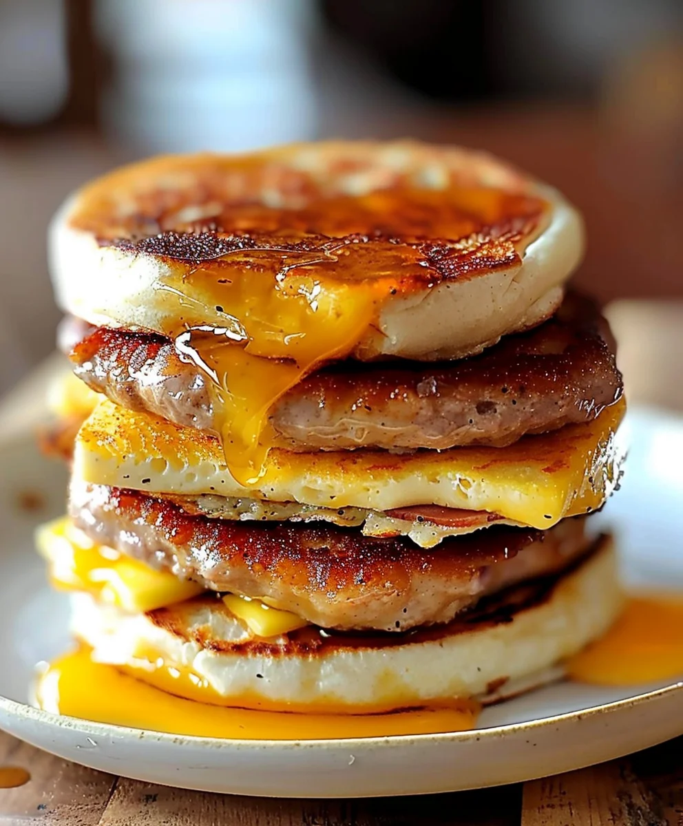 Homemade Mcgriddle Recipe: Easy Beef & Pancake Breakfast