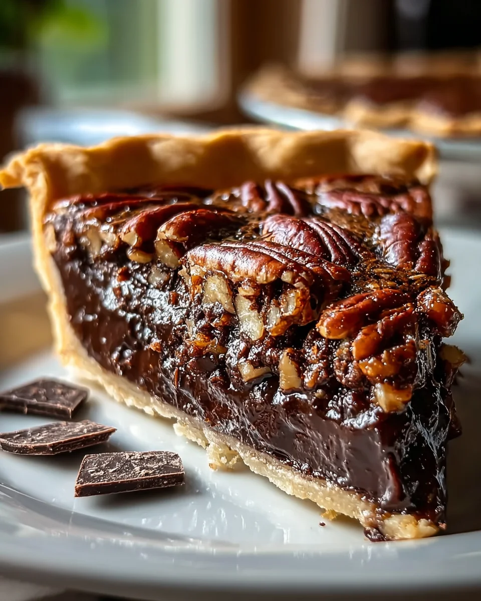 Classic Texas Chocolate Pecan Pie – Irresistible Dessert