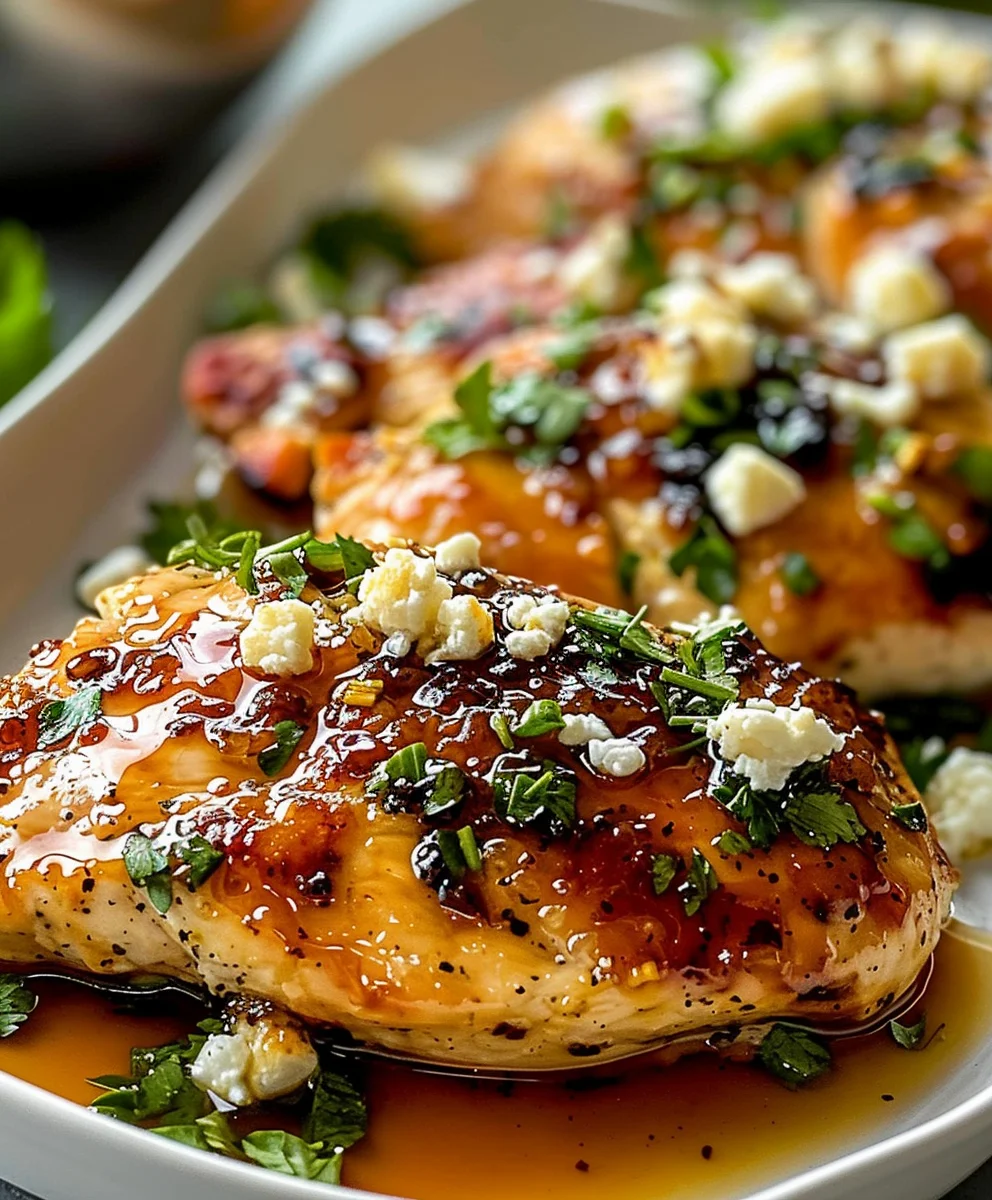 Hot Honey Feta Chicken: Sweet & Spicy Dinner Delight