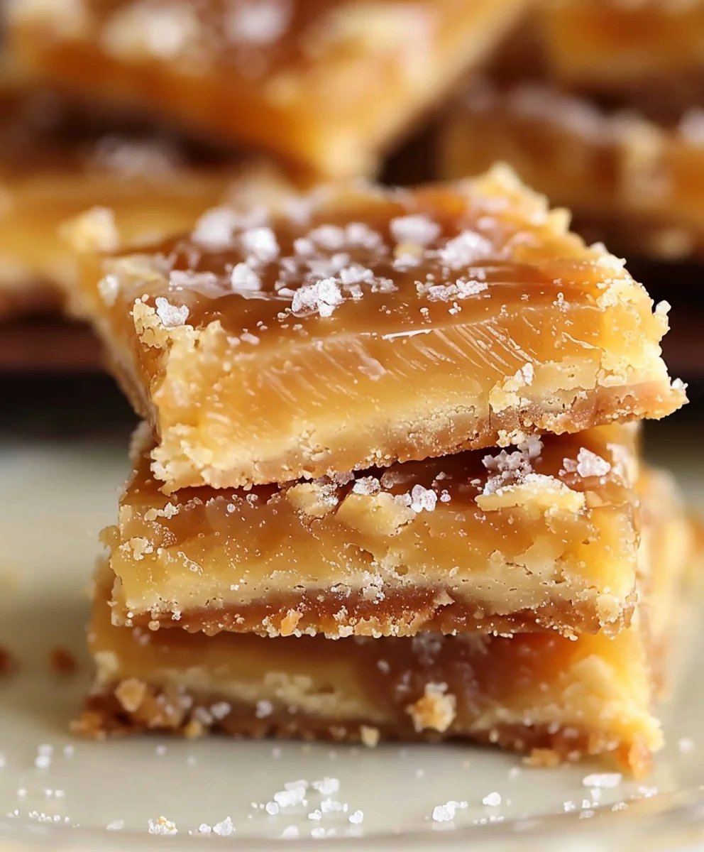 Tasty Salted Caramel Butter Bars: An Irresistible Treat!