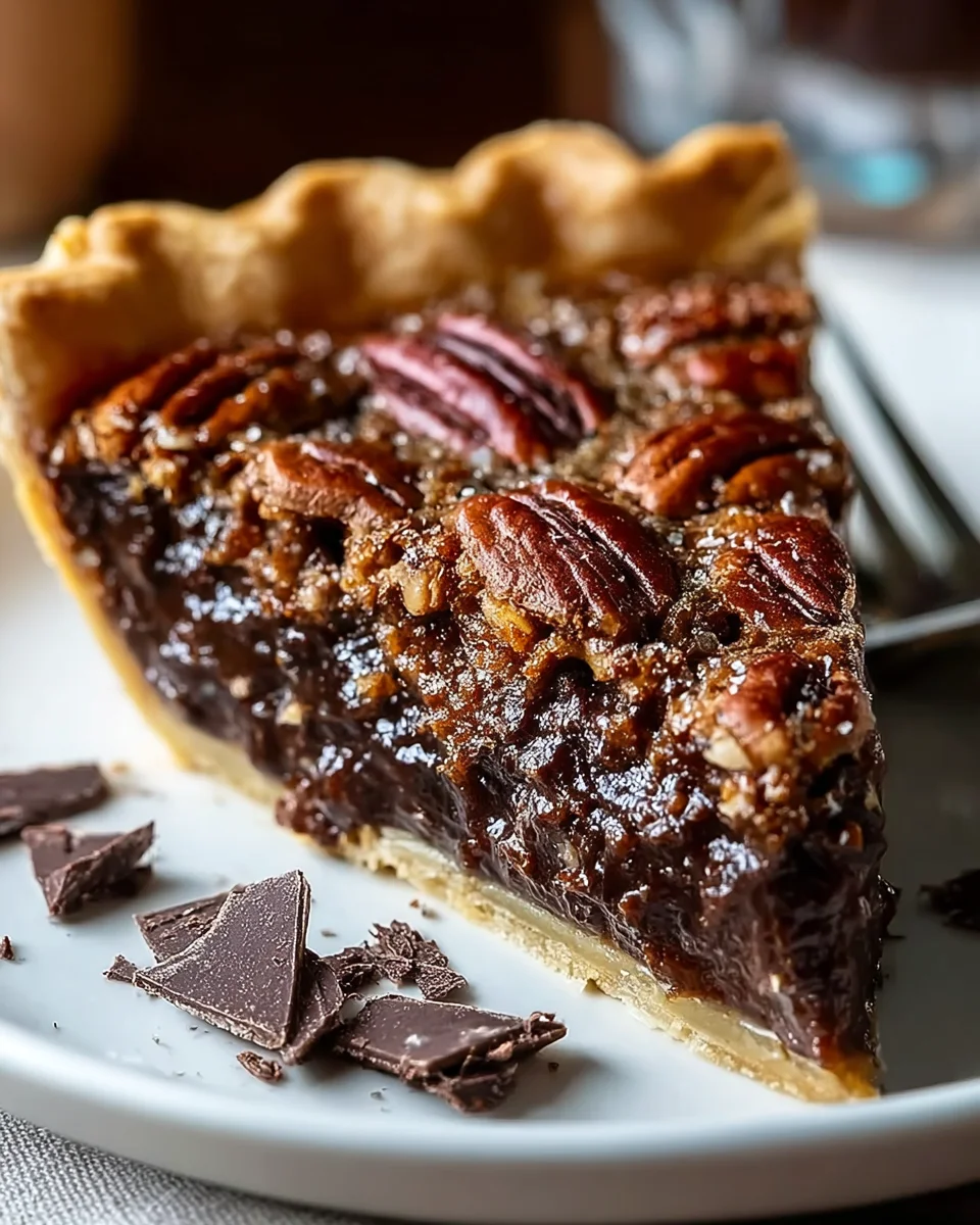 Classic Texas Chocolate Pecan Pie – Irresistible Dessert