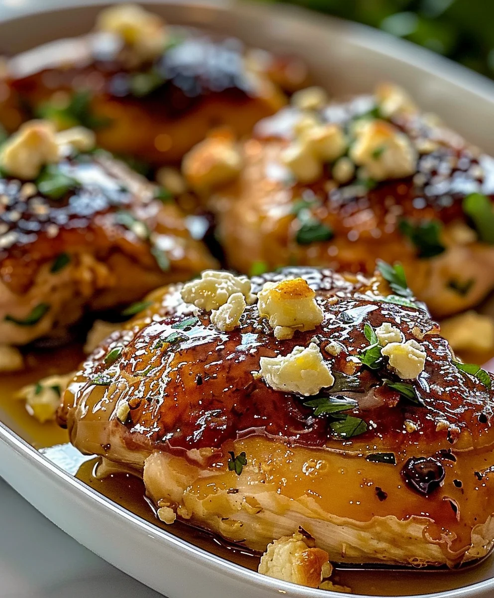 Hot Honey Feta Chicken: Sweet & Spicy Dinner Delight