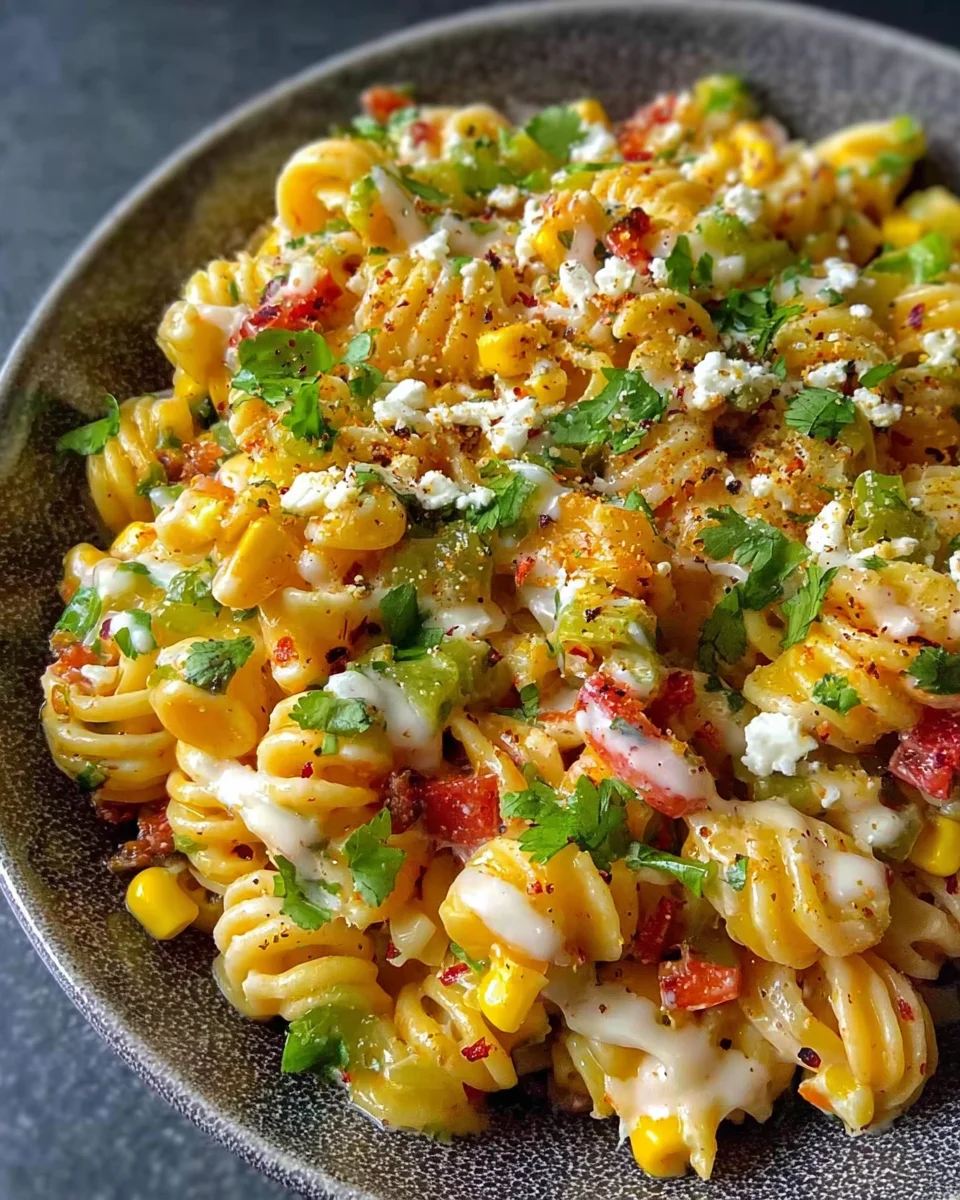 Perfect Mexican Street Corn Pasta Salad: Your New Summer Fave