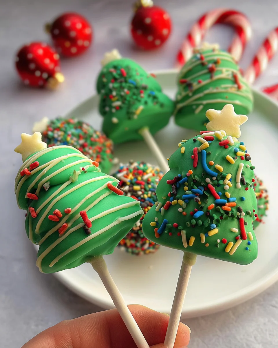 Christmas Tree Cake Pops Recipe: Festive Holiday Treats!