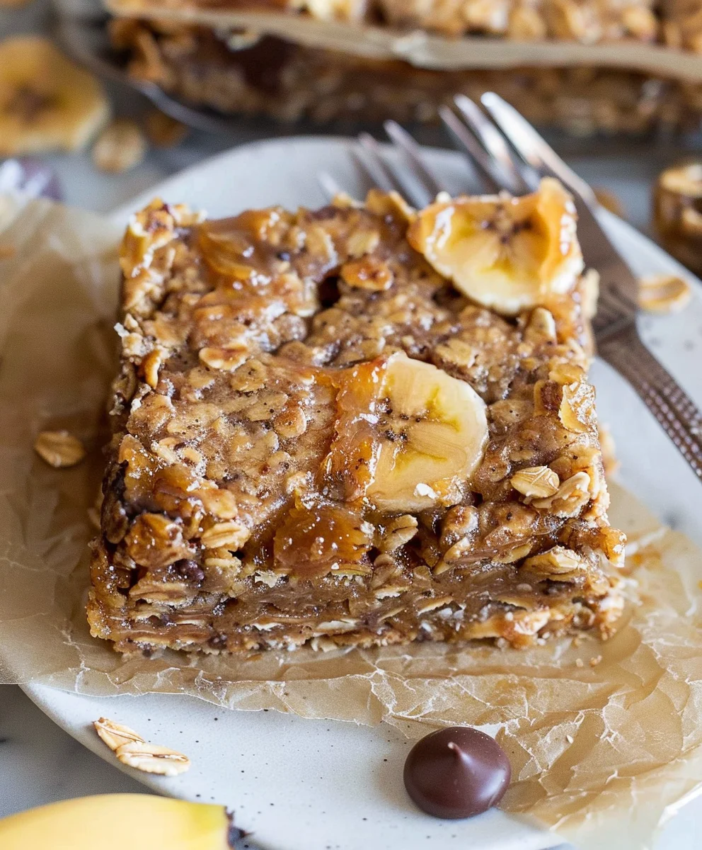 Banana Oatmeal Bars: Healthy, Easy, & Delicious Treat!