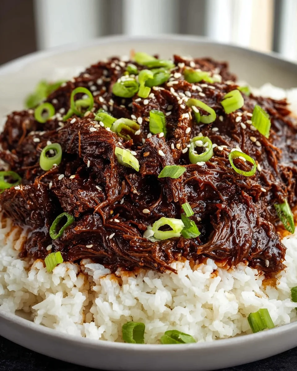 Slow Cooker Korean Beef: Easy & Flavorful Dinner!