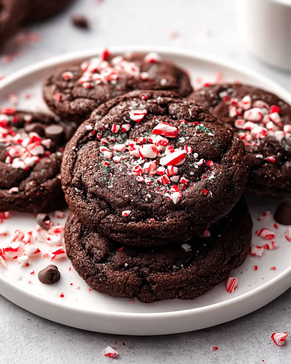 Double Chocolate Peppermint Cookies: Festive & Delicious!