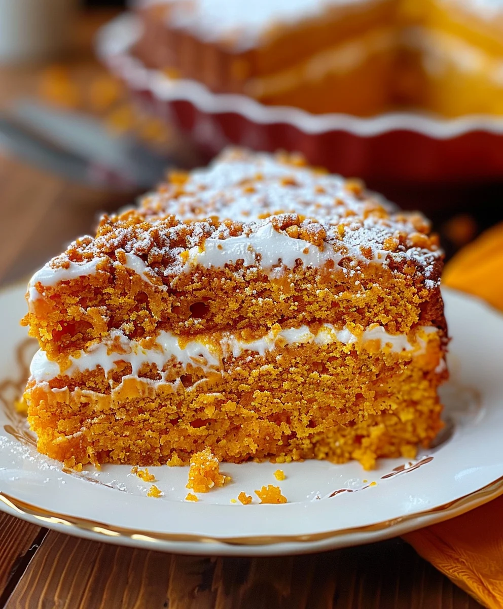 Super Easy Pumpkin Cake: Yellow Cake Mix Dessert Idea