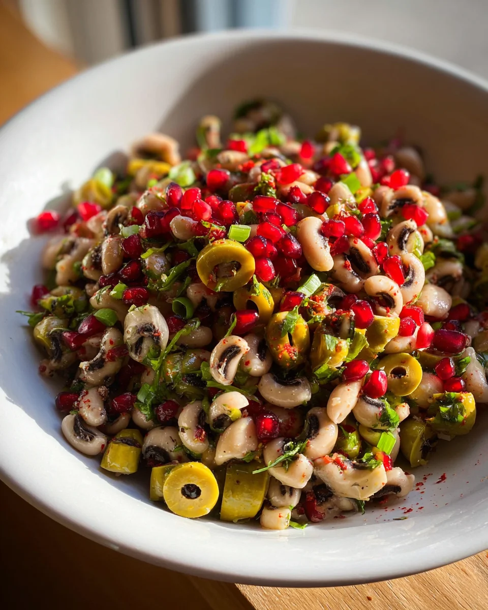 Delicious Olive Salad with Black Eyed Peas Recipe to Try!