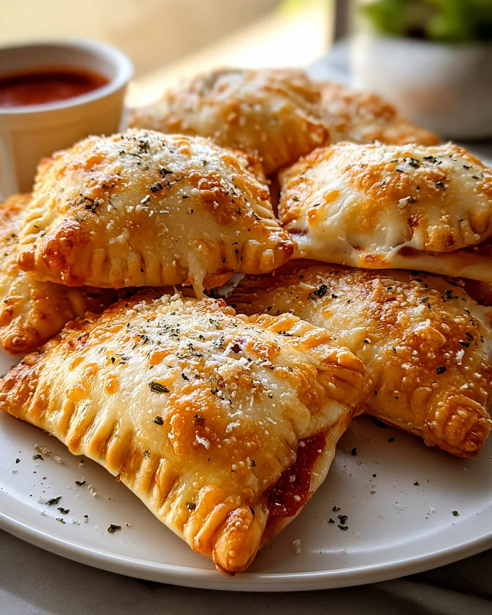 Delicious Homemade Cheesy Pizza Pockets Recipe You Must Try!