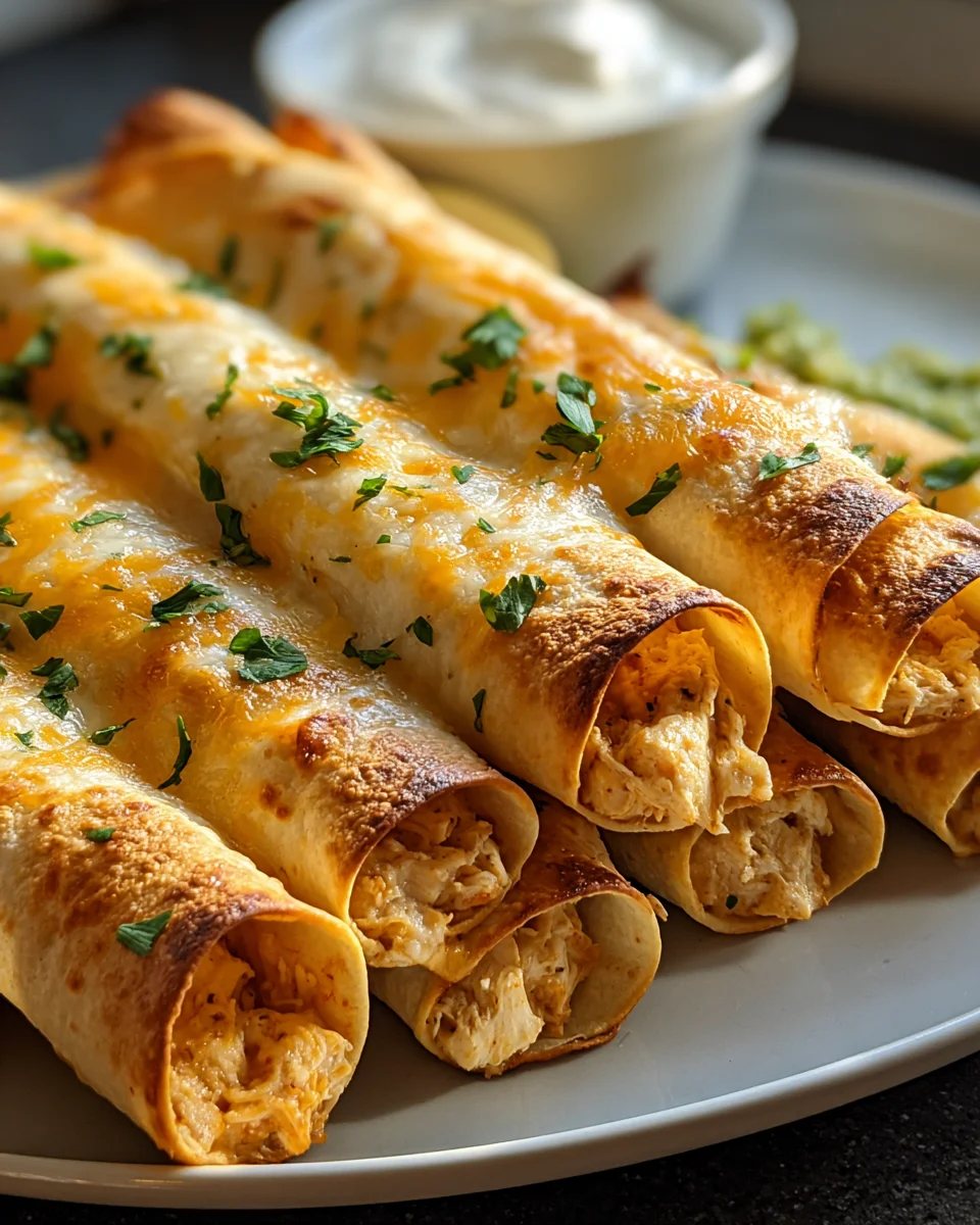 Crispy Chicken Taquitos Recipe: Easy & Delicious Snack Idea