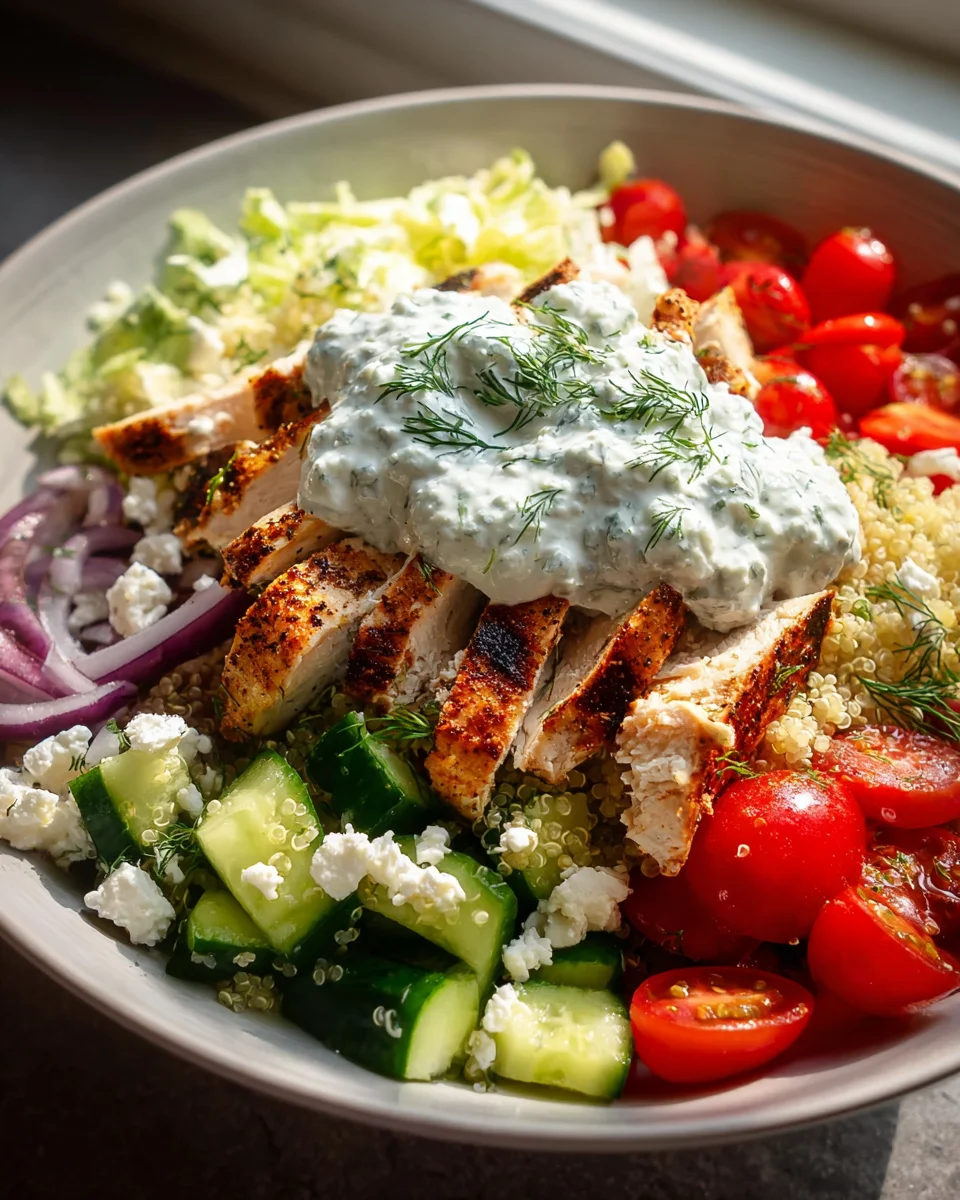 Delicious Greek Chicken Bowls - Easy Weeknight Dinner