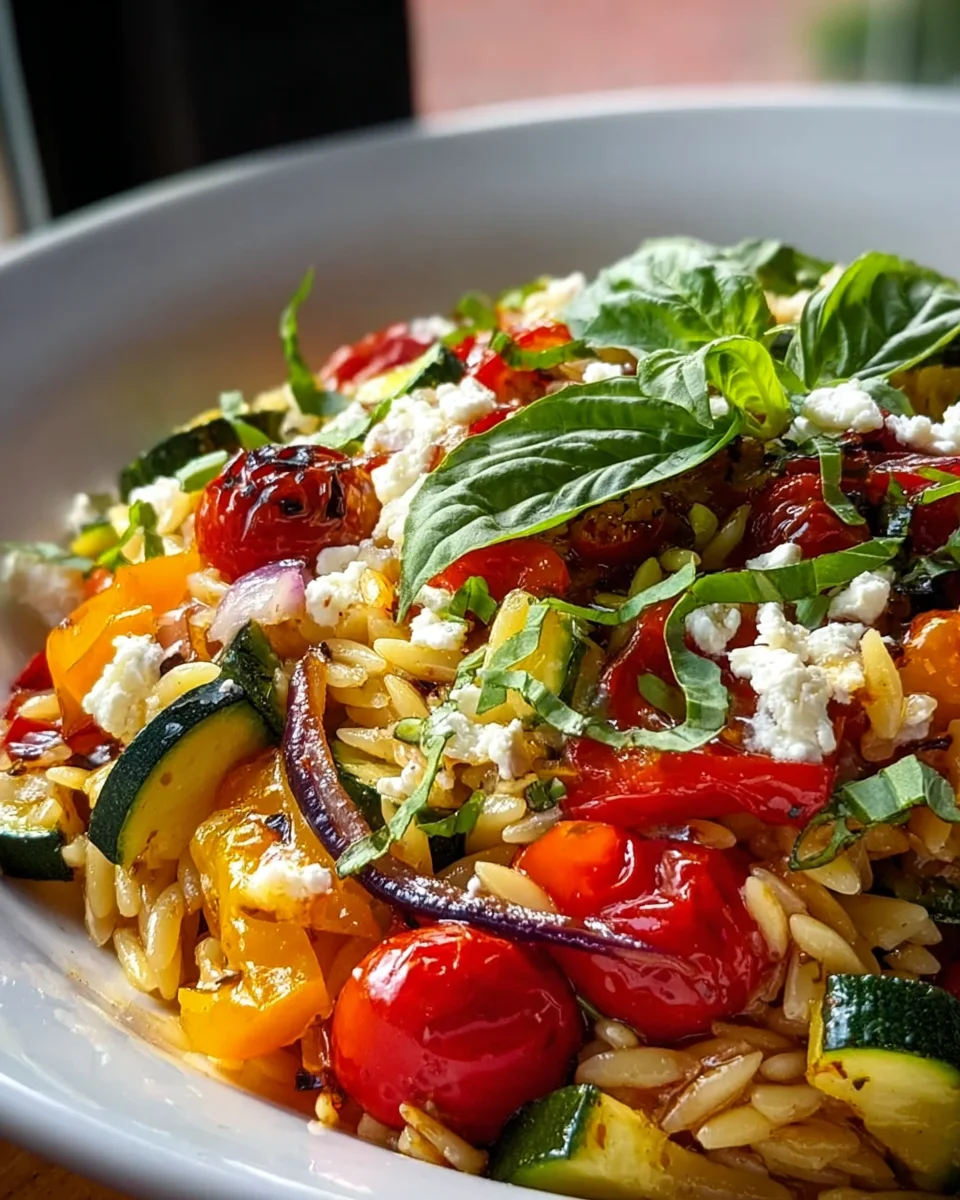 Vibrant Roasted Vegetable Orzo: Simple & Satisfying Dinner