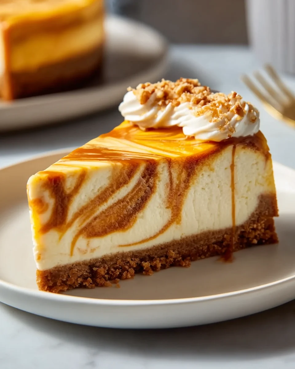 Easy Pumpkin Swirl Cheesecake: Perfect Fall Dessert Recipe