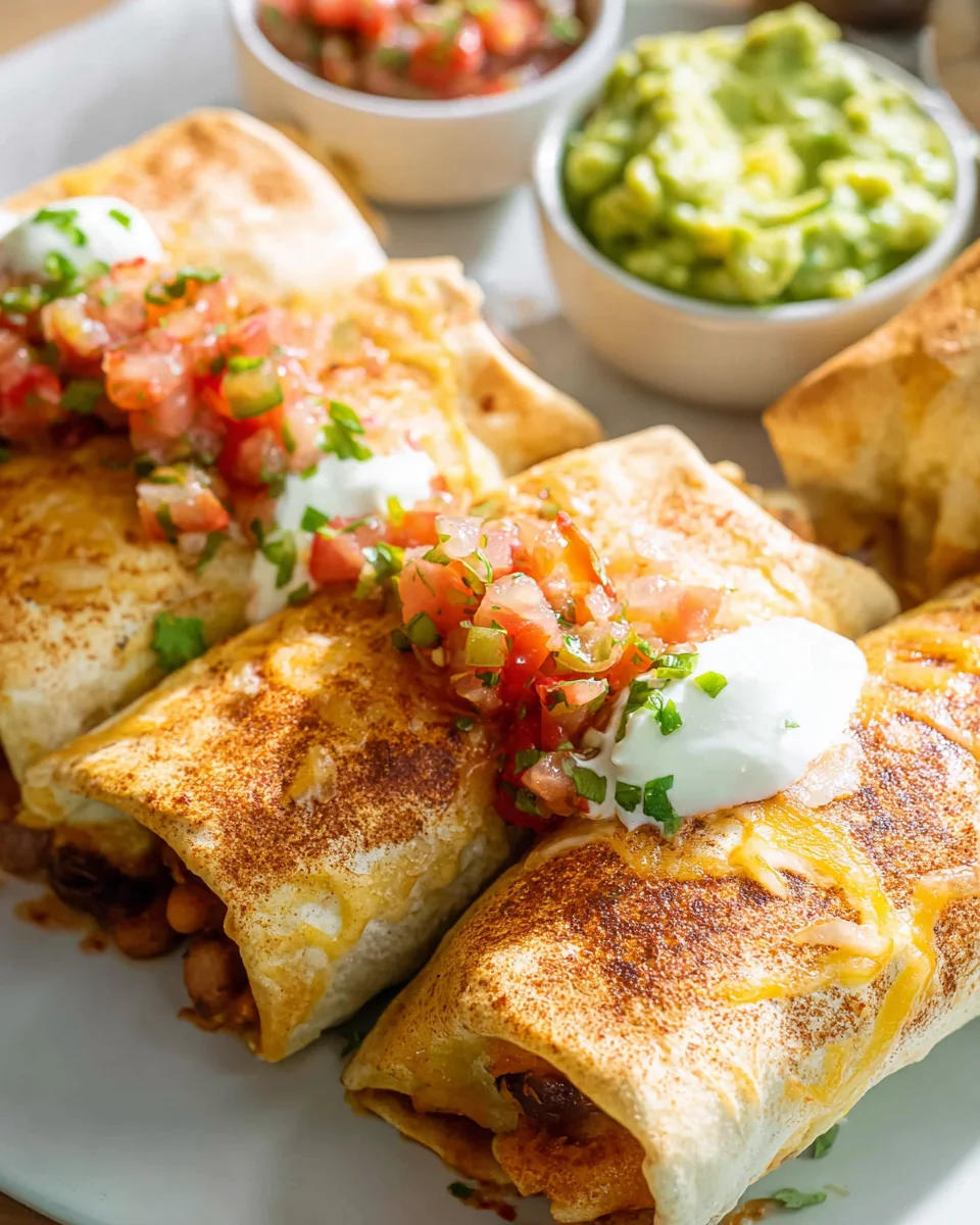 Delicious Baked Beef Chimichanga - Perfect for Dinner!