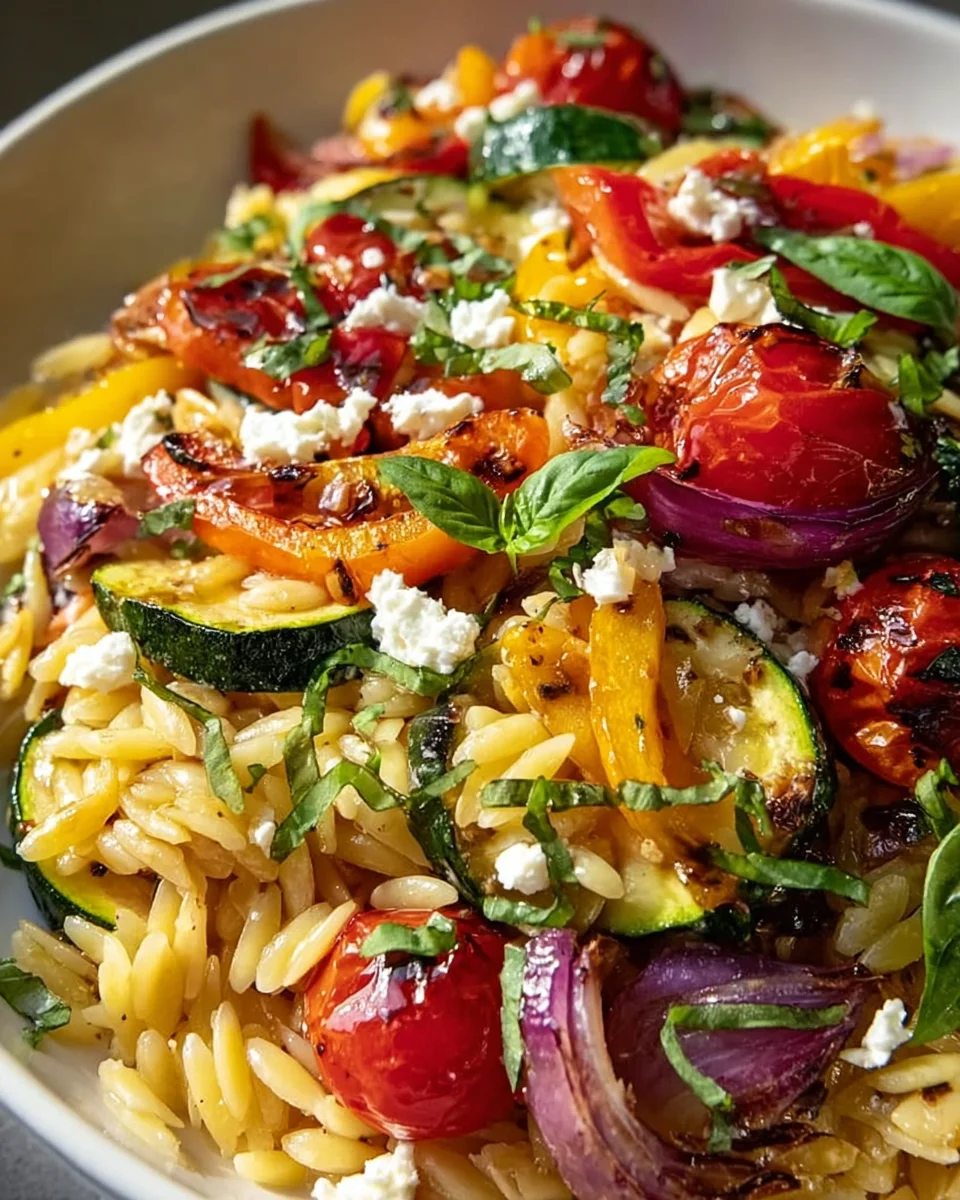 Vibrant Roasted Vegetable Orzo: Simple & Satisfying Dinner
