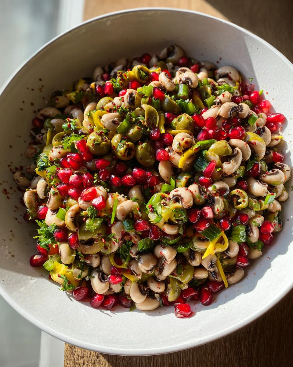 Delicious Olive Salad with Black Eyed Peas Recipe to Try!