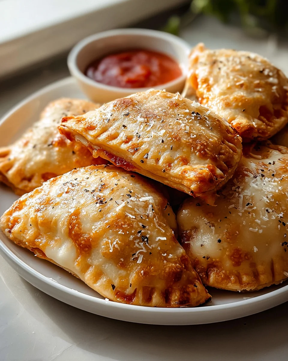 Delicious Homemade Cheesy Pizza Pockets Recipe You Must Try!