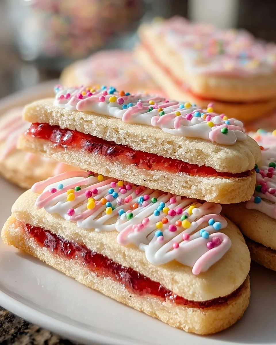 Delicious Strawberry Pop Tart Sugar Cookies Recipe to Try!