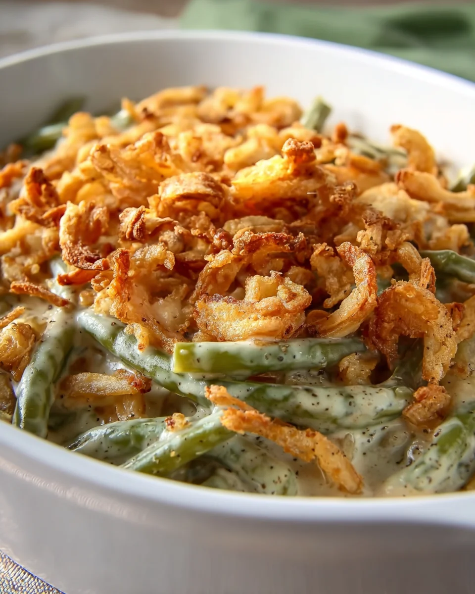 Classic Green Bean Casserole: A Timeless Comfort Dish