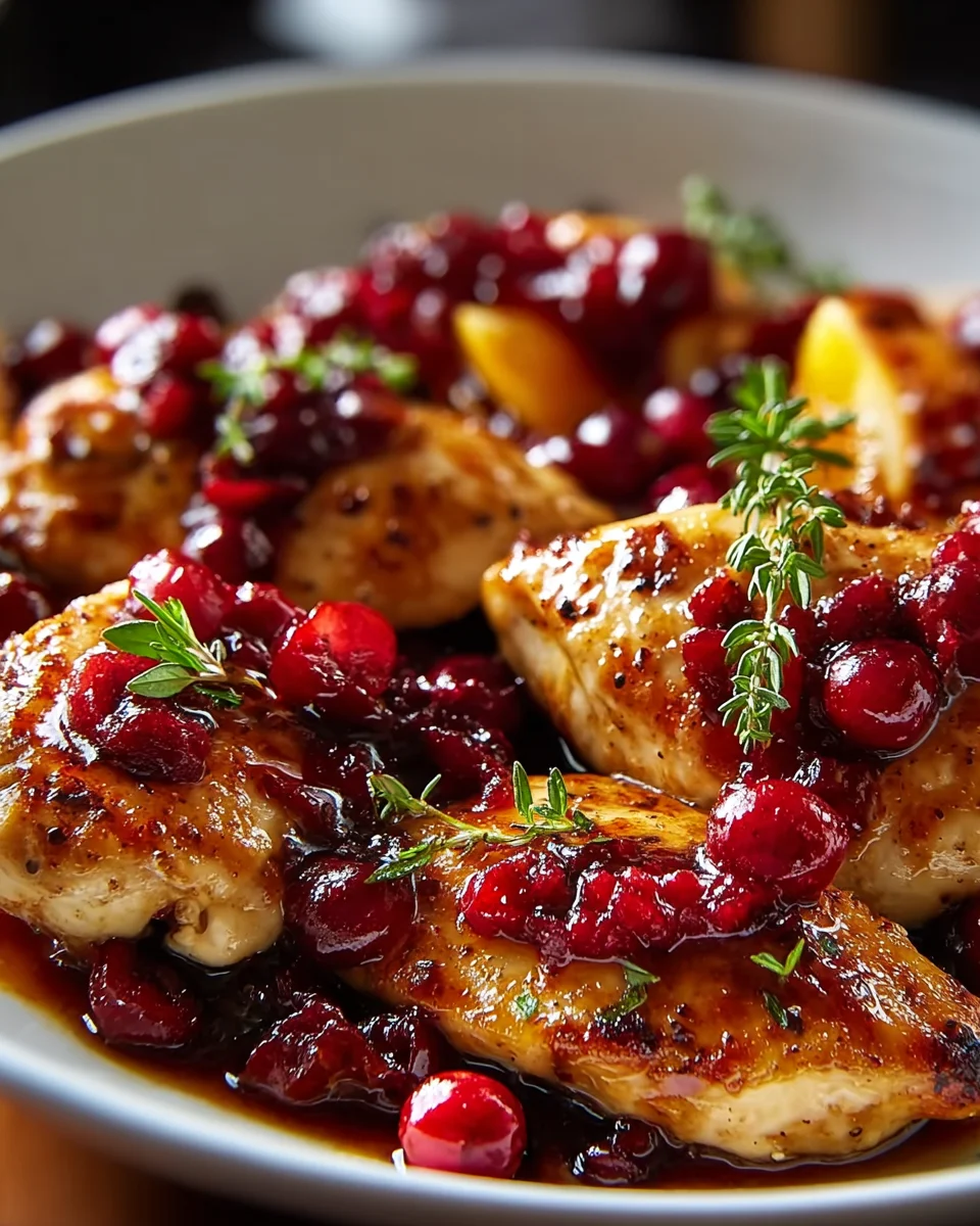 Delicious Cranberry Orange Chicken Recipe for a Flavorful Meal