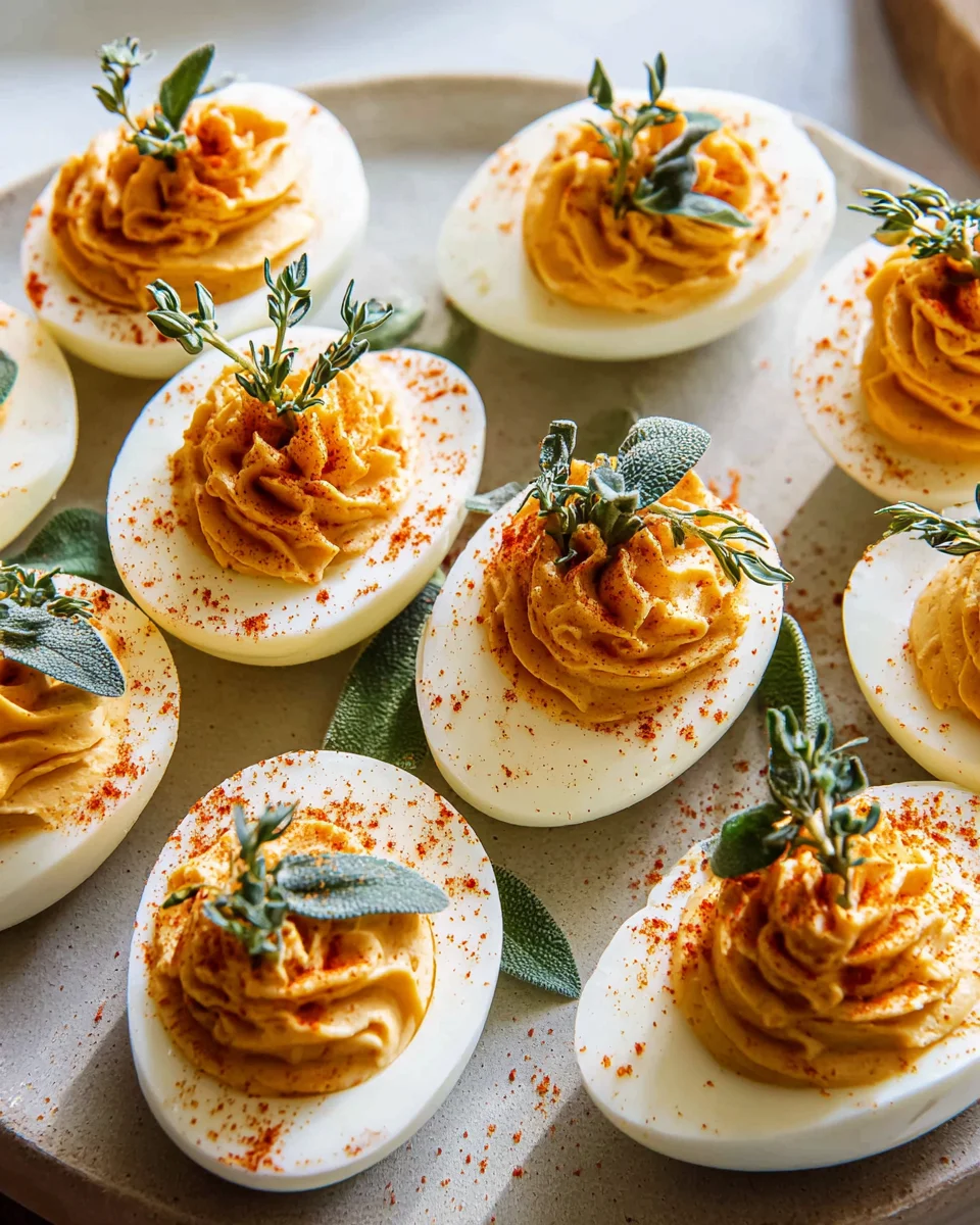 Delicious Thanksgiving Deviled Eggs Recipe for Your Feast!