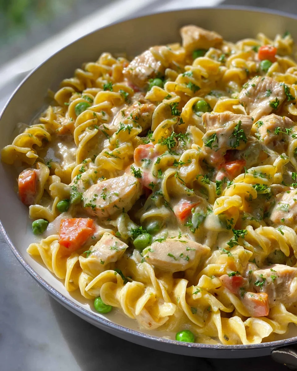 Quick Chicken Pot Pie Pasta – Your New Family Favorite!