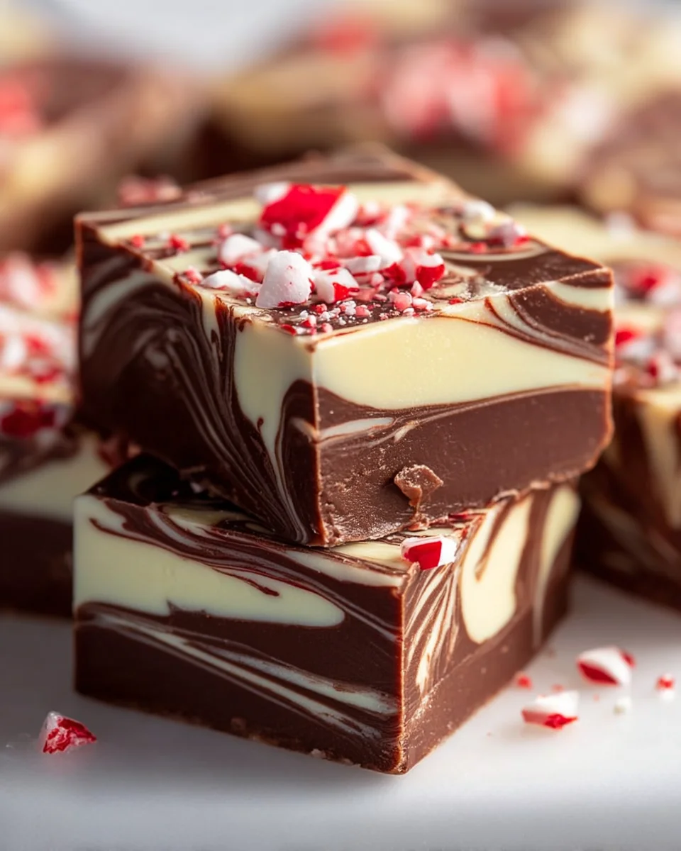 Delicious Peppermint Swirl Fudge Recipe for Festive Treats