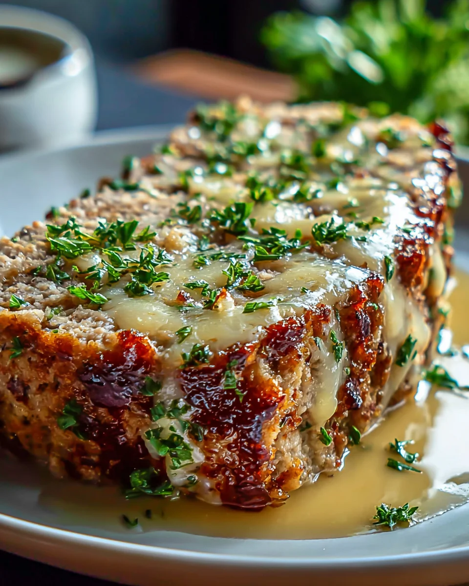 Irresistible Garlic Parmesan Chicken Meatloaf Recipe Delights!