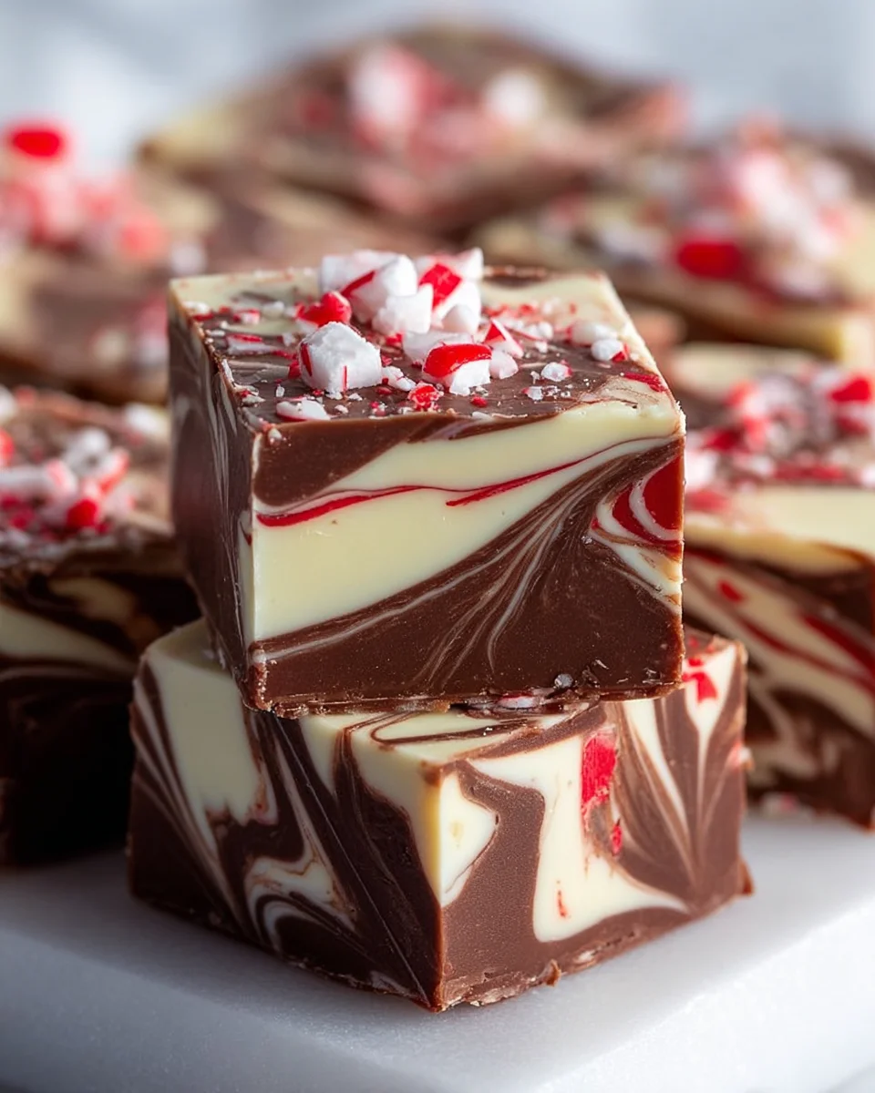Delicious Peppermint Swirl Fudge Recipe for Festive Treats