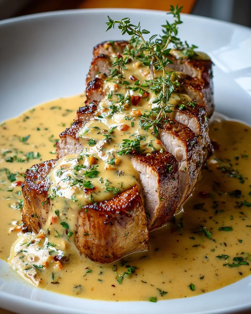 Best Beef Tenderloin with Dijon Mustard Cream Sauce Recipe