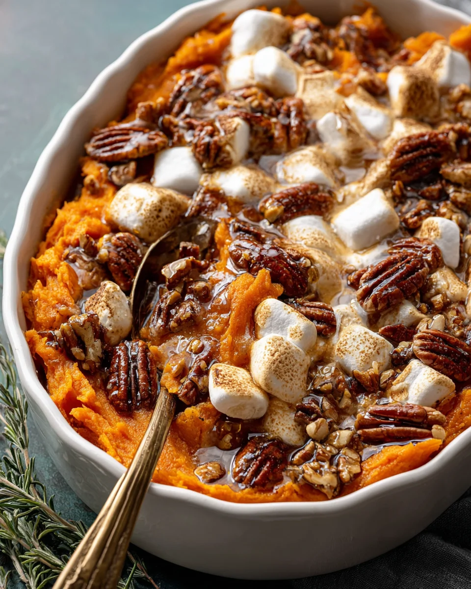 Southern Maple Sweet Potato Casserole