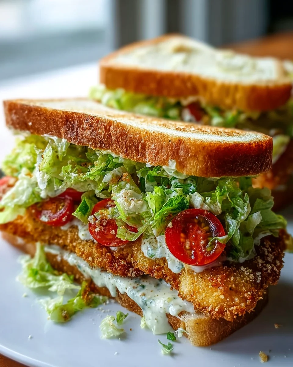 Crunchy Chicken Caesar Sandwich: Your New Favorite Recipe!