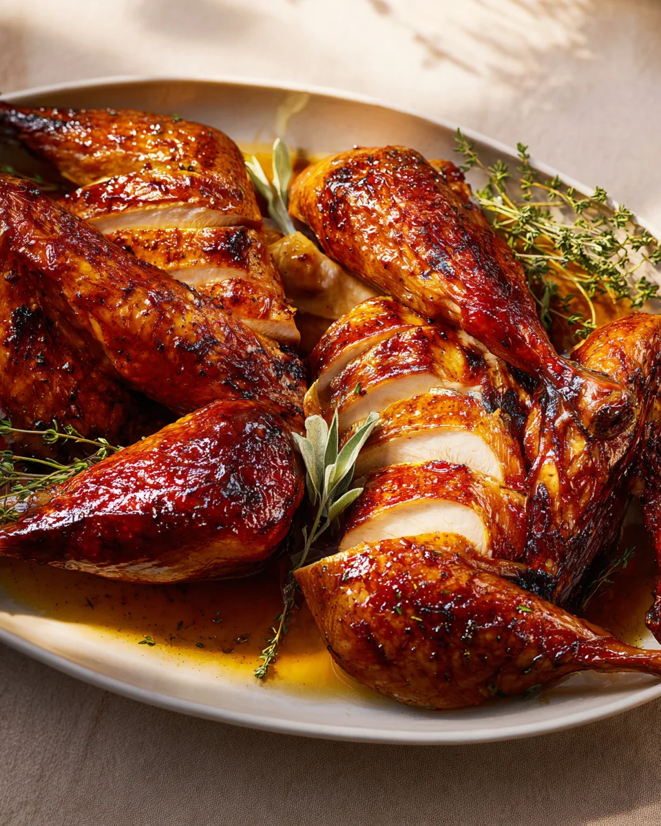 Maple Butter Glazed Turkey: Sweet & Savory Holiday Roast