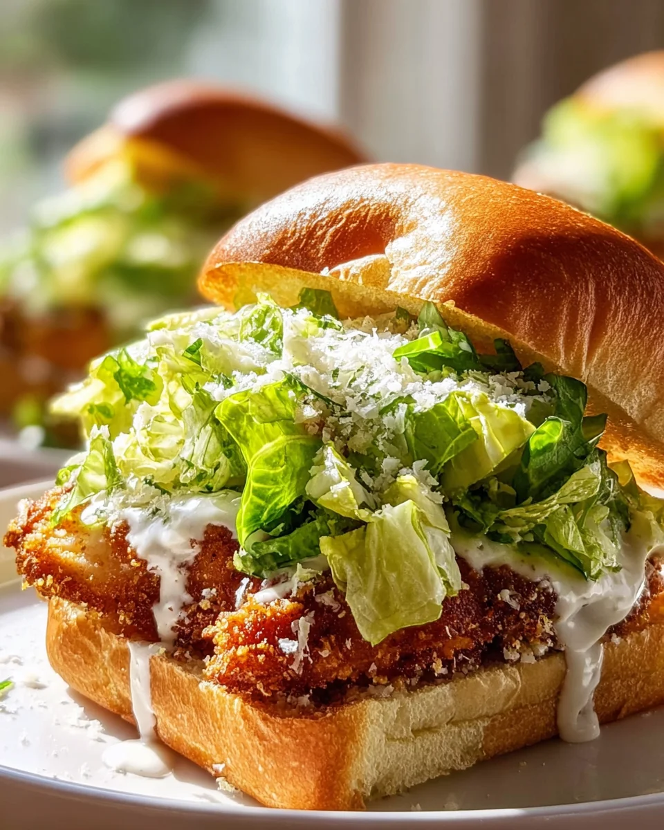 Crispy Chicken Caesar Sandwich: Ultimate Flavor & Crunch!