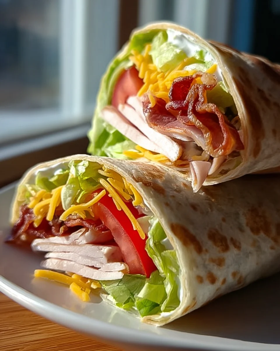 Delicious Turkey Ranch Club Wrap Recipe for Easy Lunches