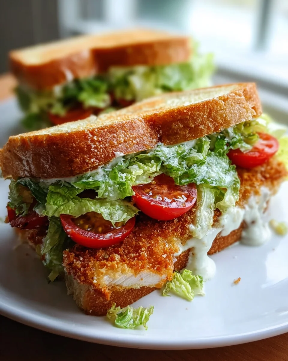 Crunchy Chicken Caesar Sandwich: Your New Favorite Recipe!