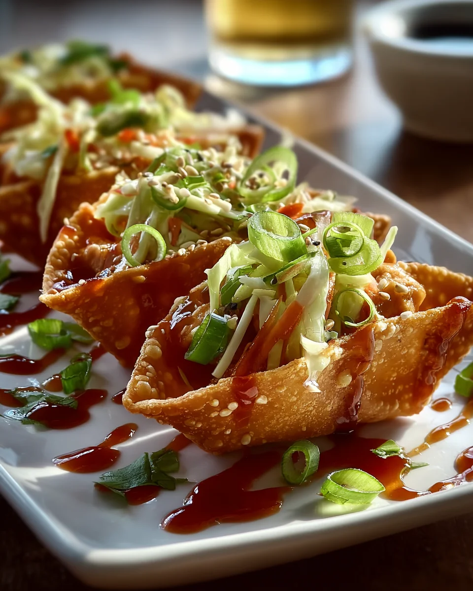 Savory Chicken Wonton Tacos Recipe for a Fun Twist!