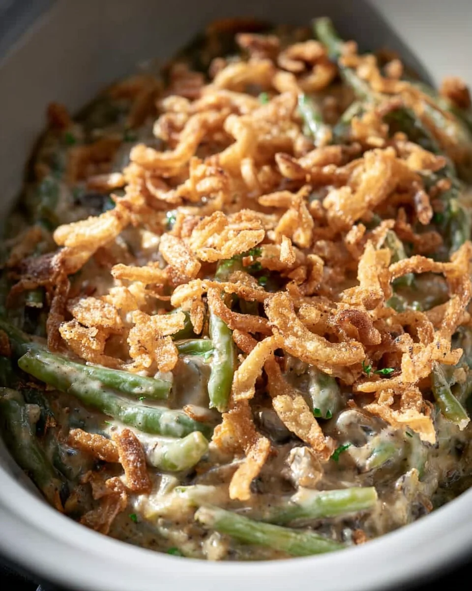 Easy Crock Pot Green Bean Casserole Recipe for Effortless Meals