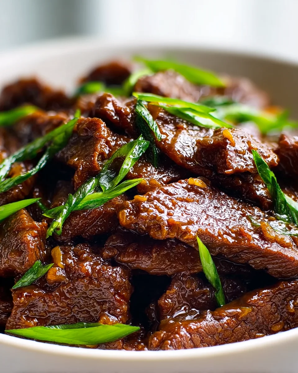 Slow Cooker Mongolian Beef: Easy, Tender & Flavorful!
