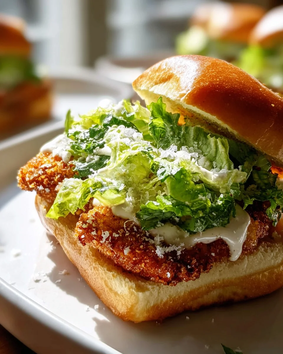 Crispy Chicken Caesar Sandwich: Ultimate Flavor & Crunch!