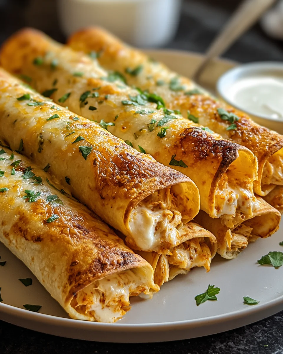 Crispy Chicken Taquitos Recipe: Easy & Delicious Snack Idea