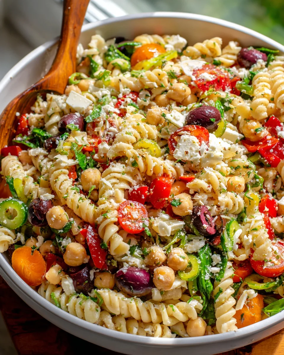 Delicious Vegetarian Italian Pasta Salad Recipe for Everyone