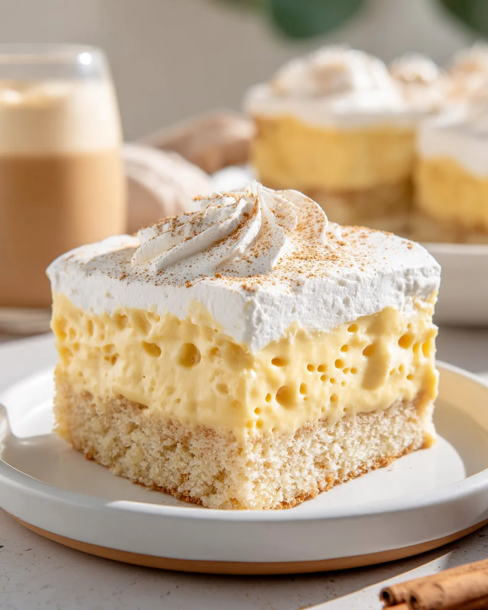 Best Non-Alcohol Eggnog Poke Cake: Festive & Easy!
