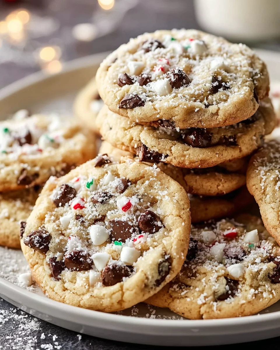 Winter Wonderland Chocolate Chip Christmas Cookies Recipe